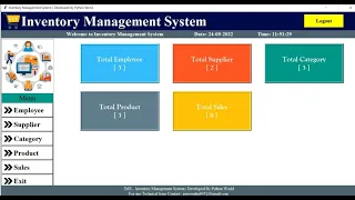 Inventory Management System In Python Tkinter Python Python World