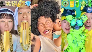 Random Emoji Food Challenge ASMR Compilation! 🥵bubble tea(Part388)
