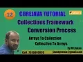 Corejava Tutorial Collection Framework -12 Conversion Process BY Ratan Sir