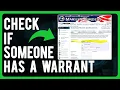 How to Check if Someone Has a Warrant Warrant Search