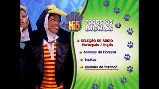 hi 5 usa todos os bichos discos 1 u0026 2 log on dvds full menu walkthroughs