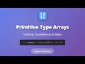 Kotlin Primitive Type Arrays IntArray DoubleArray More Complete Guide for Beginners