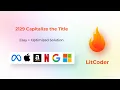 2129 Capitalize the Title