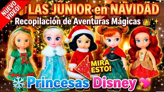🎄🎁 LAS JUNIOR en NAVIDAD | LAS PIRNCESAS CELEBRAN LA NAVIDAD 👑✨ | Princesas Disney ❄️💖
