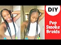 DIY Pop Smoke Braids first attemps without mirrors - By Dy A