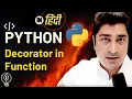Decorator in Function Python Hindi Lecture