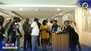 Hired Goons Interrupt Sammy Kioko’s Press Conference 