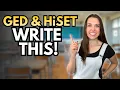 How to Write the GED HiSET Essay Step-by-Step