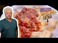Guy Fieri Eats BBQ Chicken RAVIOLI in Providence Diners Drive-Ins and Dives Food Network