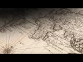 Vintage World Map 3D Rotation - Stock Footage