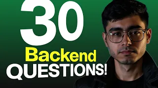 Solve 30 Backend Questions with me in 2 hrs Master Backend Interviews
