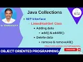 64 LinkedHashSet Class Implements SET Interface - ADD DELETE Operations