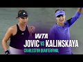 Iva Jovic vs Anna Kalinskaya 2026 Charleston Quarterfinal WTA Match Highlights