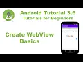 Android Studio 3 6 Android WebView Example