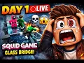Lagu DAY 1 😱 Challenge 67 | Squid Game Glass Bridge in ROBLOX | Shorts Live