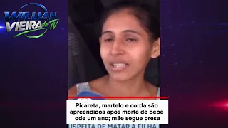 MÃE MATOU A FILHA DE UM ANO A GOLPES DE PICARETA NO MARANHÃO