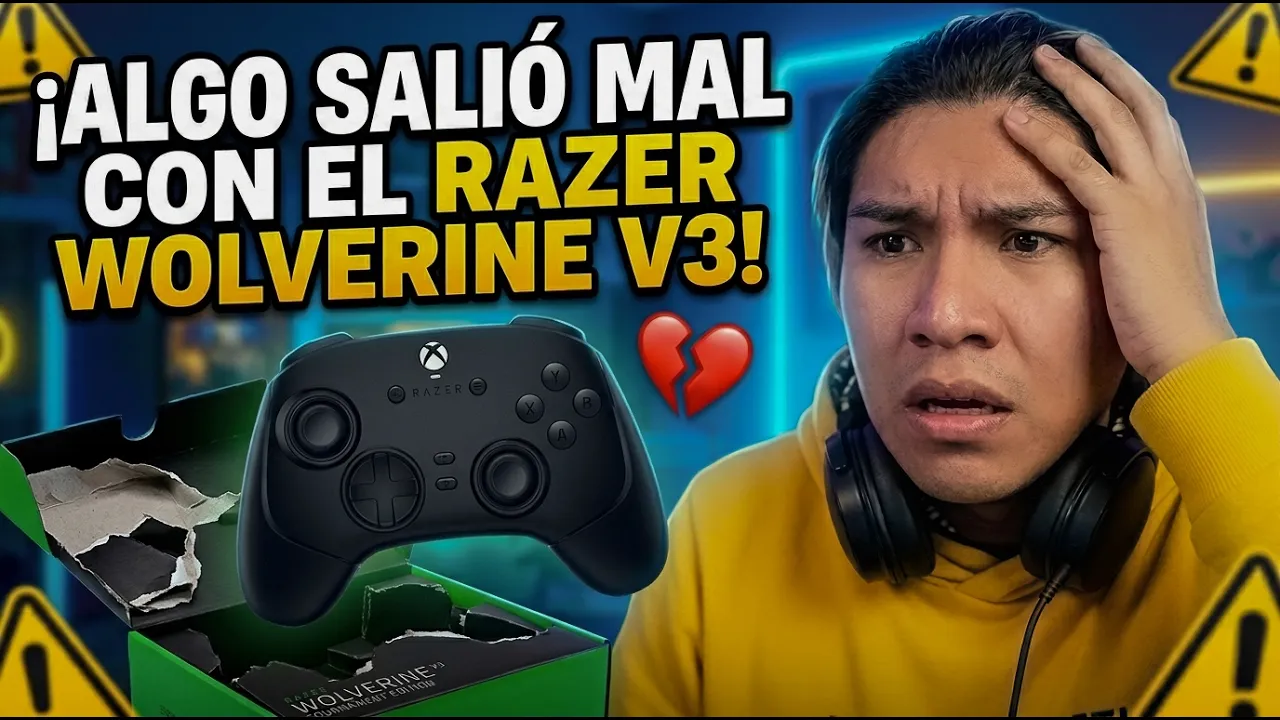 Unboxing del Razer Wolverine V3 TE... y todo salió MAL 💔