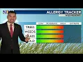 Wednesday Afternoon Weather Update High Pollen Count