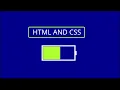 Battery Indicator Animation HTML and CSS Only T-CodingWeb