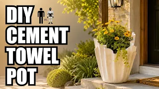 DIY Cement Towel Pots - Man Vs AI #4