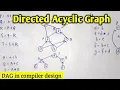 Directed Acyclic Graph with Examples in compiler design DAG in Compiler design Lec-20
