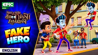 Fake hero VS Asli Hero | Bhoot Mast Zabardast | Cartoon for Kids in Hindi