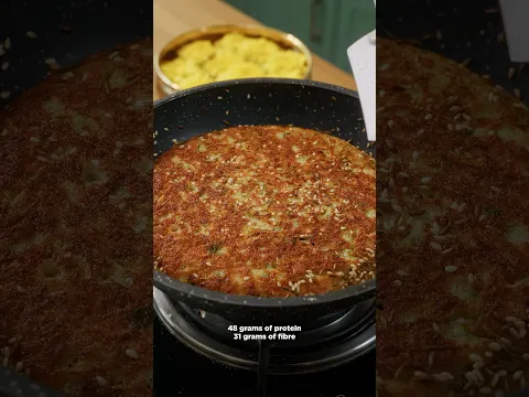 High-Protein Vratwala Handvo with 48g protein and 31g fibre