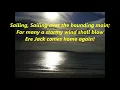 SAILING SAILING Over The Bounding Main Lyrics Words text Sing Along Song not Christopher Cross