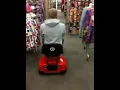 Electronic cart in Target - get up and walk