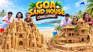 Goa vah la Challenge ah !🌊🌴🏖️ | Sand house Challenge 🏰🫨 #youtube 