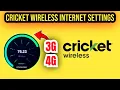 Cricket wireless internet Settings manually 5G for Android