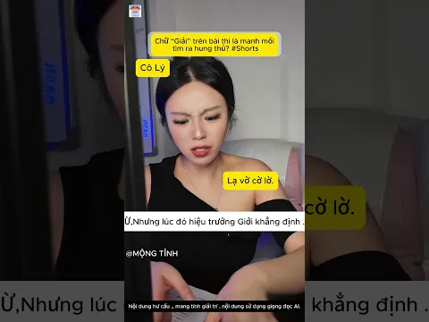 Chữ “Giải” trên bài thi là manh mối tìm ra hung thủ? #Shorts