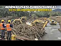 Lagu Gerak Cepat Pemulihan Fungsi Sungai‼️Kayu Gelondongan Di Bawah Jembatan Di Singkirkan‼️