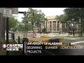 University of Alabama beginning summer construction projects