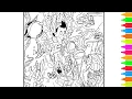 Coloring Pinocchio Is Underwater Looking For His Father Disney Pinocchio Coloring Pages