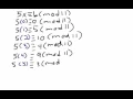 Number Theory - Modular Inverses