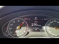 Audi RS7 hits 314 speed on saudi road