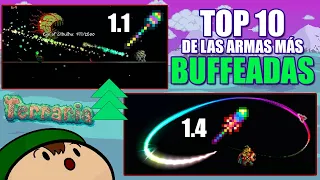[Terraria 1.4.4] Top 10 Las Armas MÁS BUFFEADAS en la historia del Juego