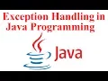 Exception Handling in Java Programming