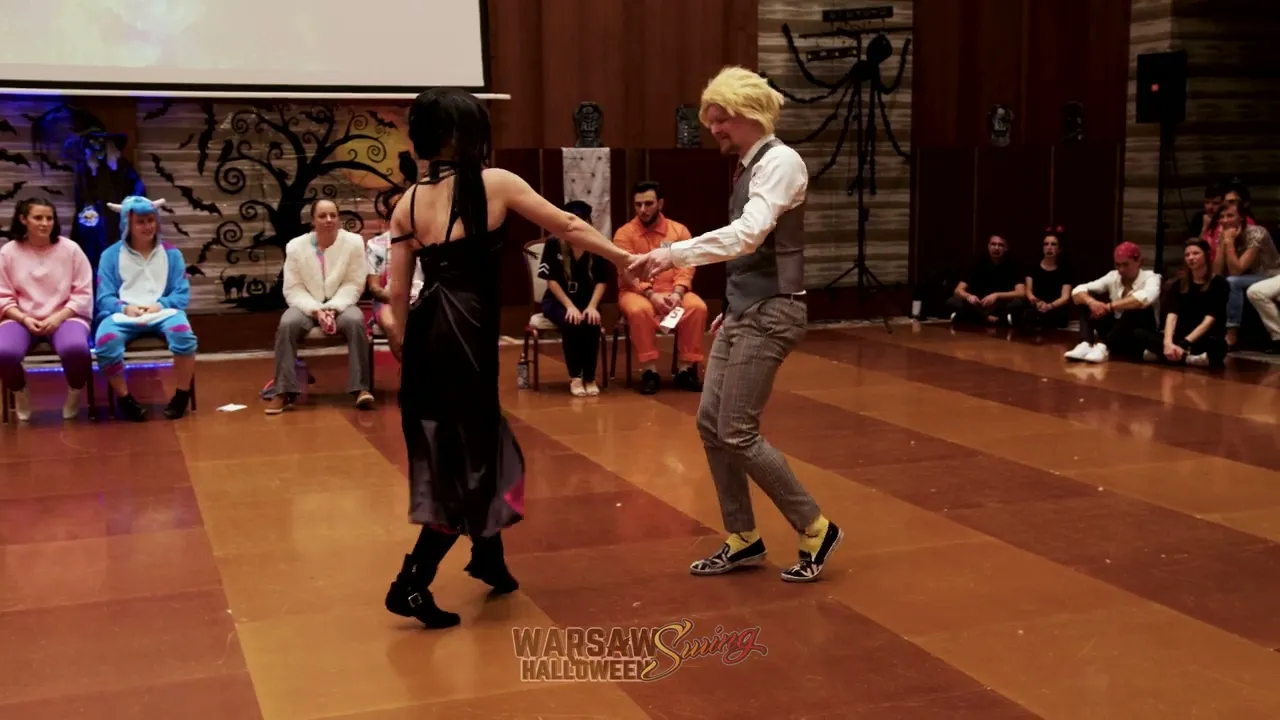 Philipp Wolff & Ekaterina Wolff - 5th place Strictly Open Finals - Warsaw Halloween Swing 2023