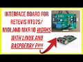 interface board for Retevis mxr10 WORKS with Linux and Raspberry Pi