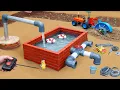 DIY Machinery Building Mini Water System With Modern Pipe Trenching Machine Satisfying Build