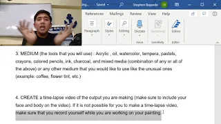 PART 1 PRESENTATION OF PERFORMANCE TASKS 