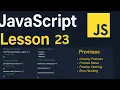 JavaScript Lesson 23 Promises Promise Chaining Promise all Promise race Error handling