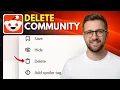 How to delete a community on Reddit Step By Step 2026
