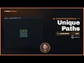 Unique Paths - LeetCode 62 2-D Grid Memo DP Java