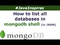 How To List All Databases In MongoDB Shell In JSON Java Inspires