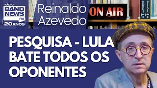 Reinaldo – Lula aumenta vantagem sobre governadores; Flávio aparece empatado com Tarcísio