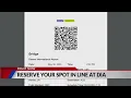 How to reserve a spot in the security line at DIA