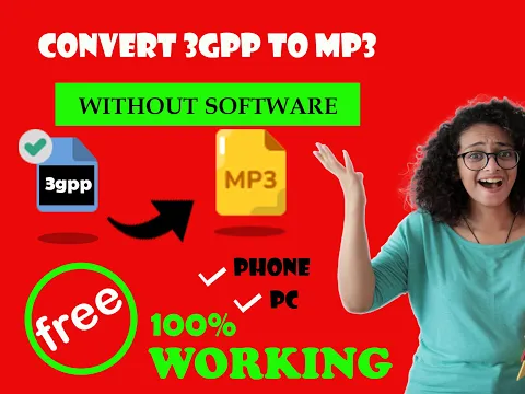 Download MP3 how to convert 3gpp files to mp3 for free//convert any audio format to mp3 format//music tutorials